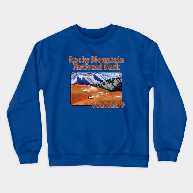 Rocky Mountain National Park, Colorado Crewneck Sweatshirt by MMcBuck